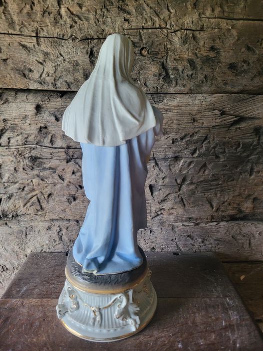 Piękna figurka z porcelany Andenne Maryja Bolesna Matka Boża
