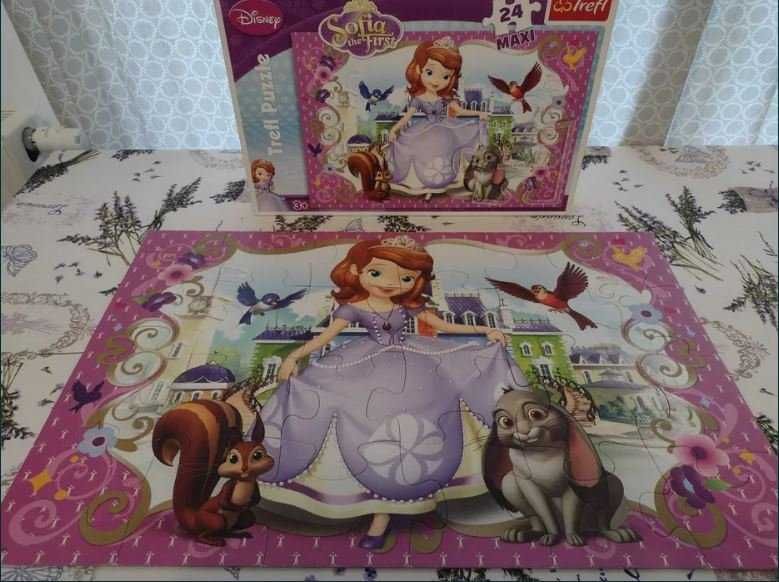 Trefl Puzzle Sofia,Paw Patrol,Księżniczki,Spirit,quizzy Cena za całość