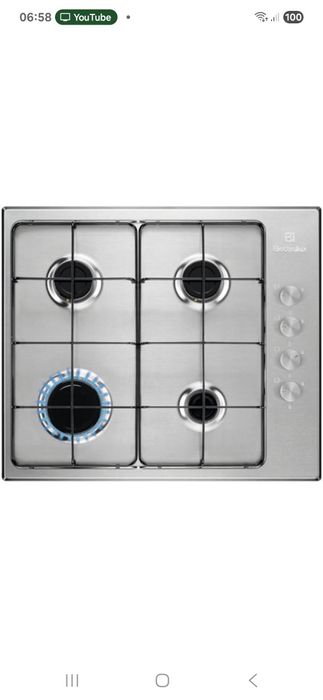 Продам Электролюкс новая KGS6404SX варочная газовая поверхность