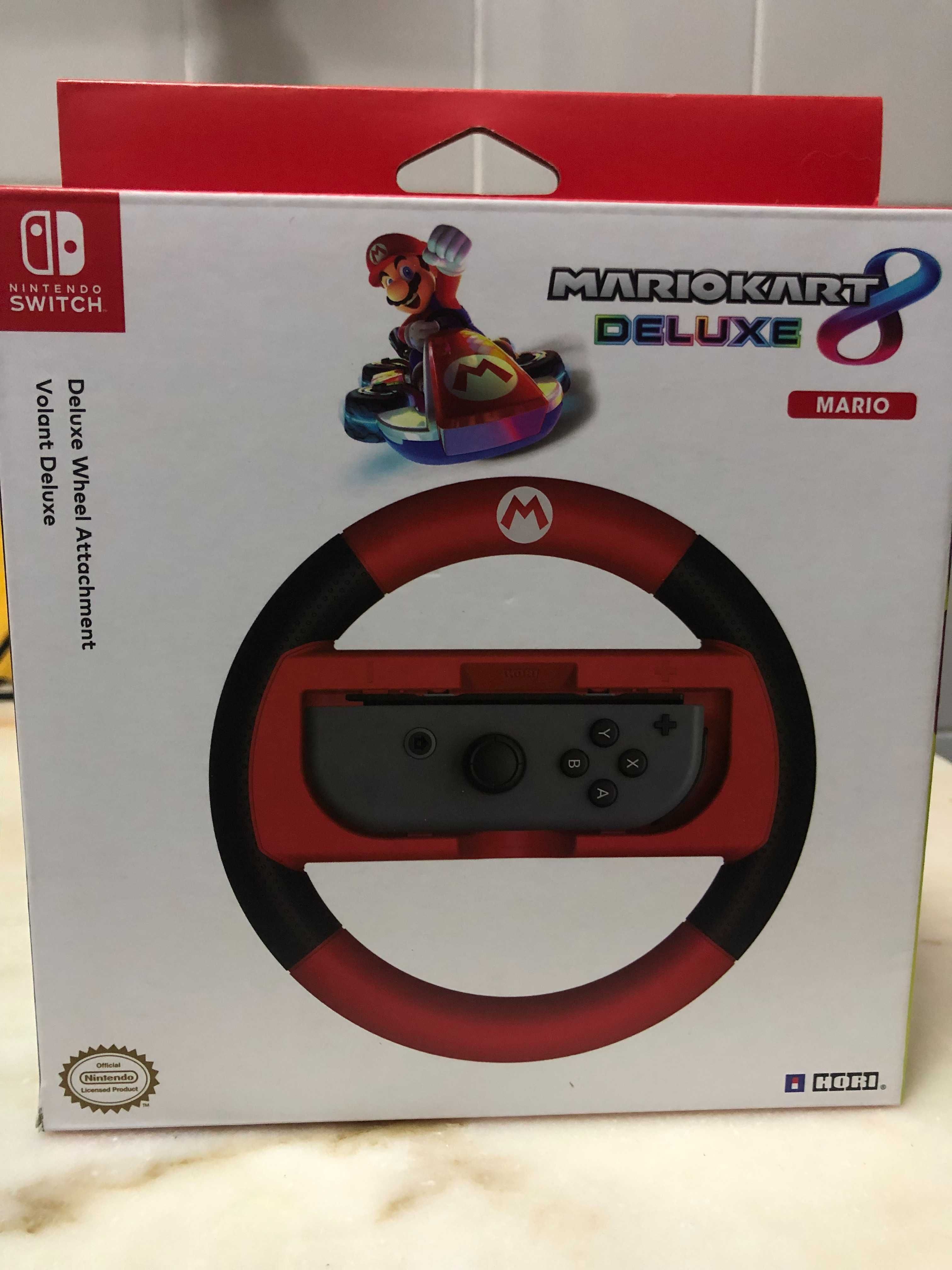 Volante Mario Kart 8 Deluxe Mario e Luigi - Novo - Nintendo Switch