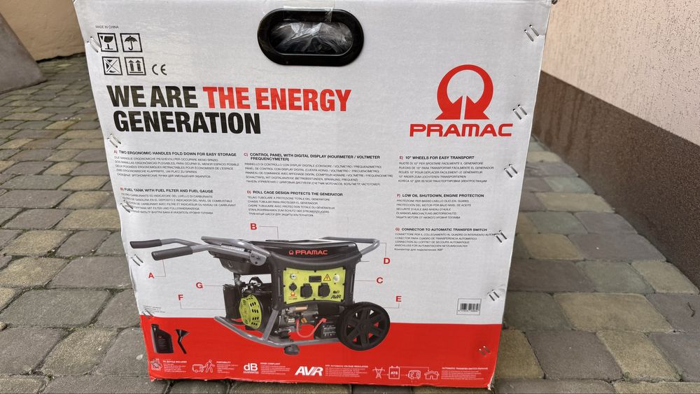 Генератор Pramac WX 3200 з електростартером