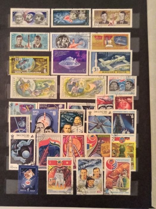 Klaser A4 z znaczkami pocztowymi cccp