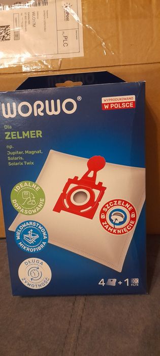 Worki do odkurzacza 22 sztuki WORWO dla Zelmer