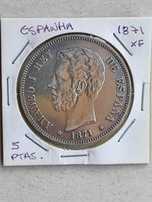 Moedas antigas de Espanha para venda individual. Desde 10€.