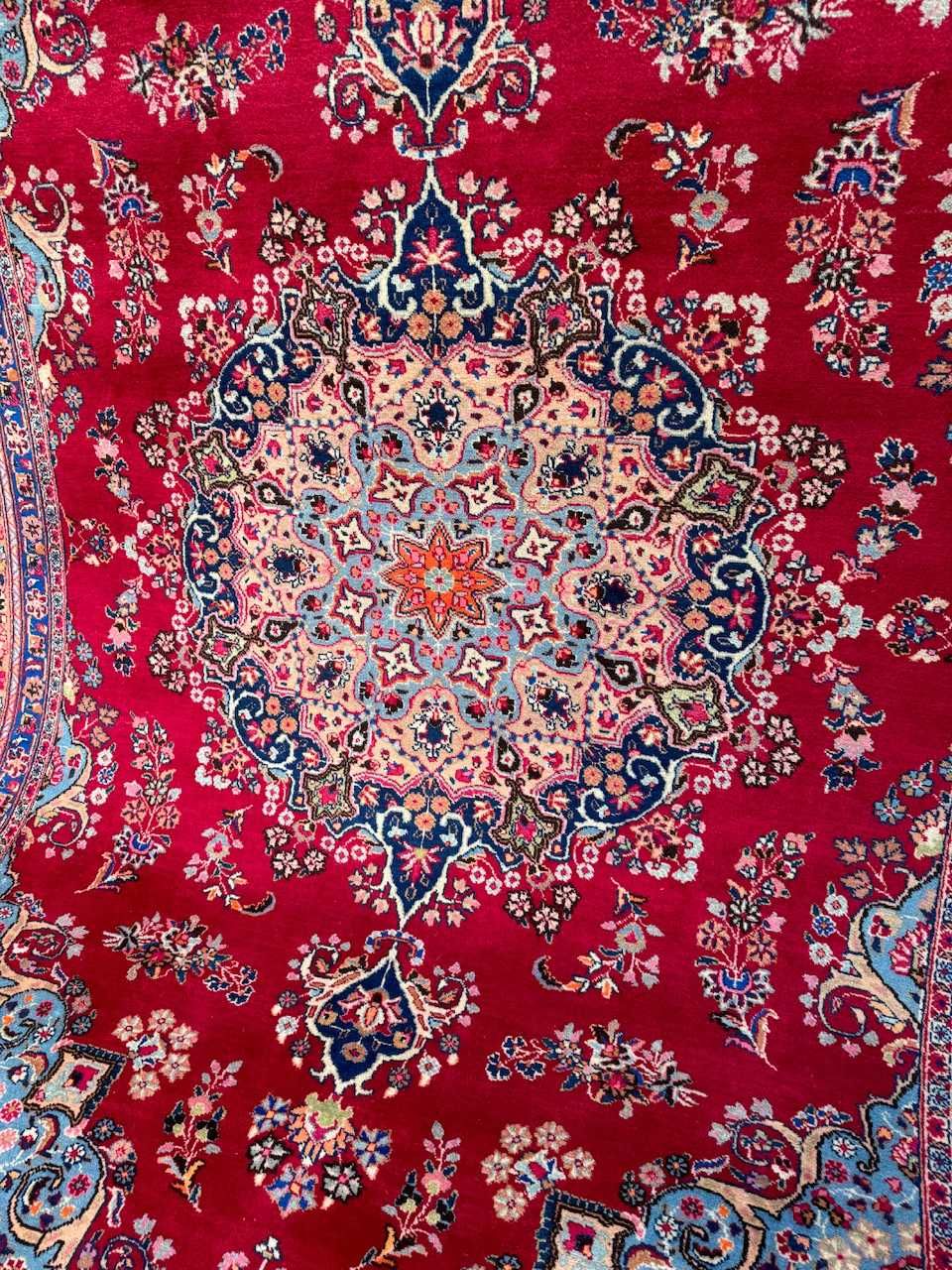 Rasowy r.tkany dywan perski MESHED 360x250 cm galeria 30 tyś