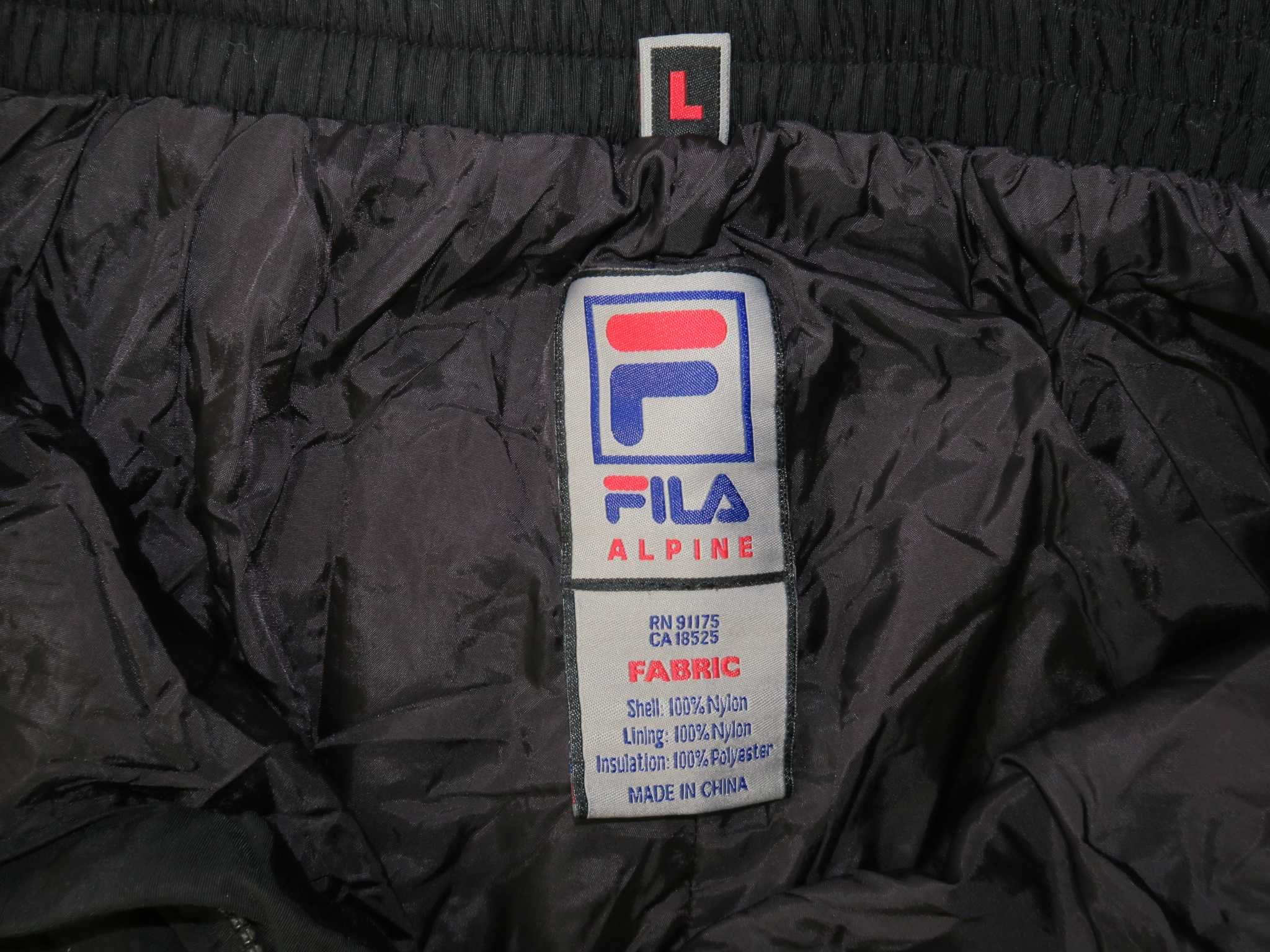 Fila spodnie na narty snowboard vintage L