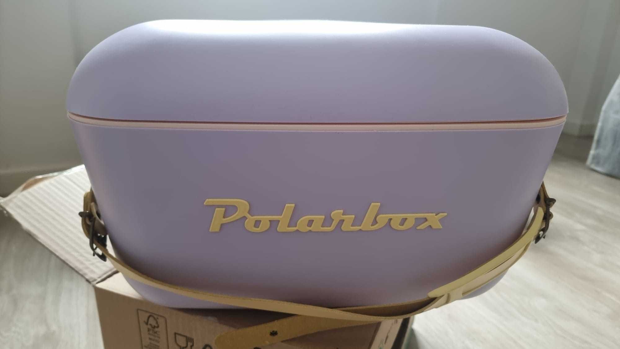 Polarbox - Caixa Térmica portátil lilás e amarela 20L
