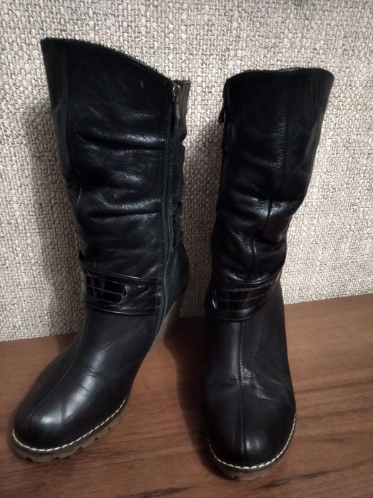 Шкіряні чобітки МІДА