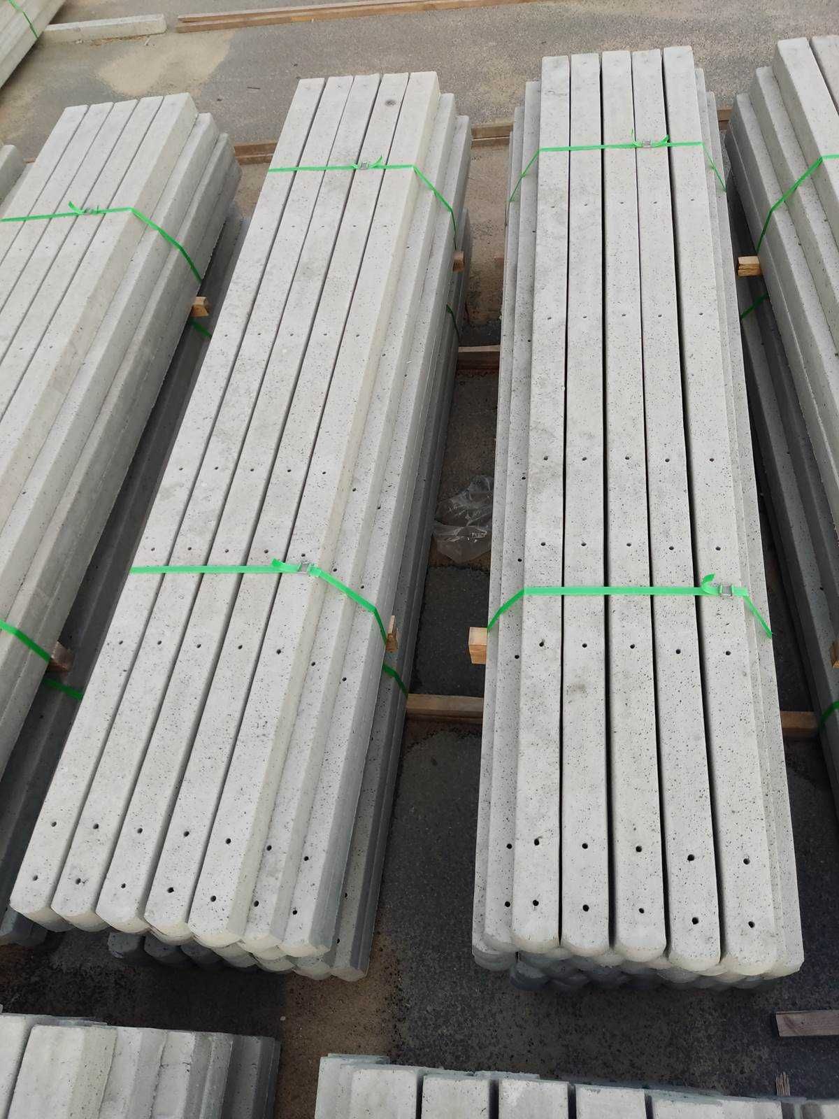 Słupki betonowe ogrodzeniowe i ogrodnicze - 200-350cm TRANSPORT