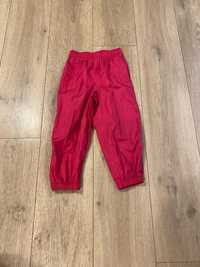 Spodnie wiosenne przeciwdeszczowe dla dziewczynki rozmiar 92 98 cm