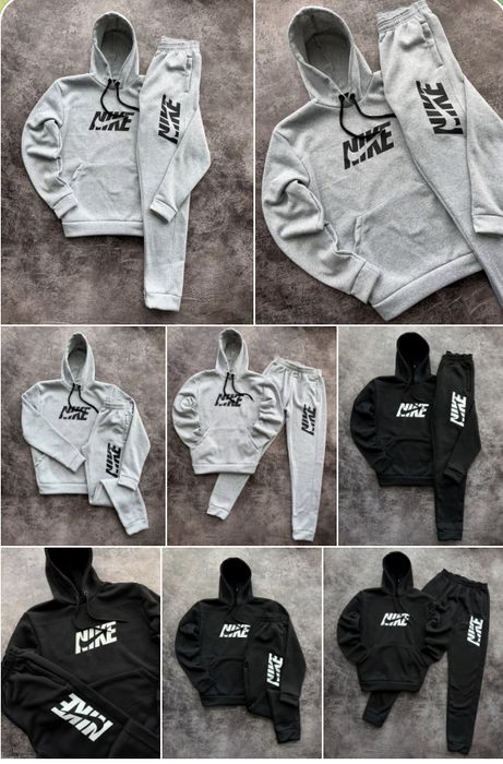 Спортивний костюм Nike на флісі | зимовий чоловічий костюм Найк фліс