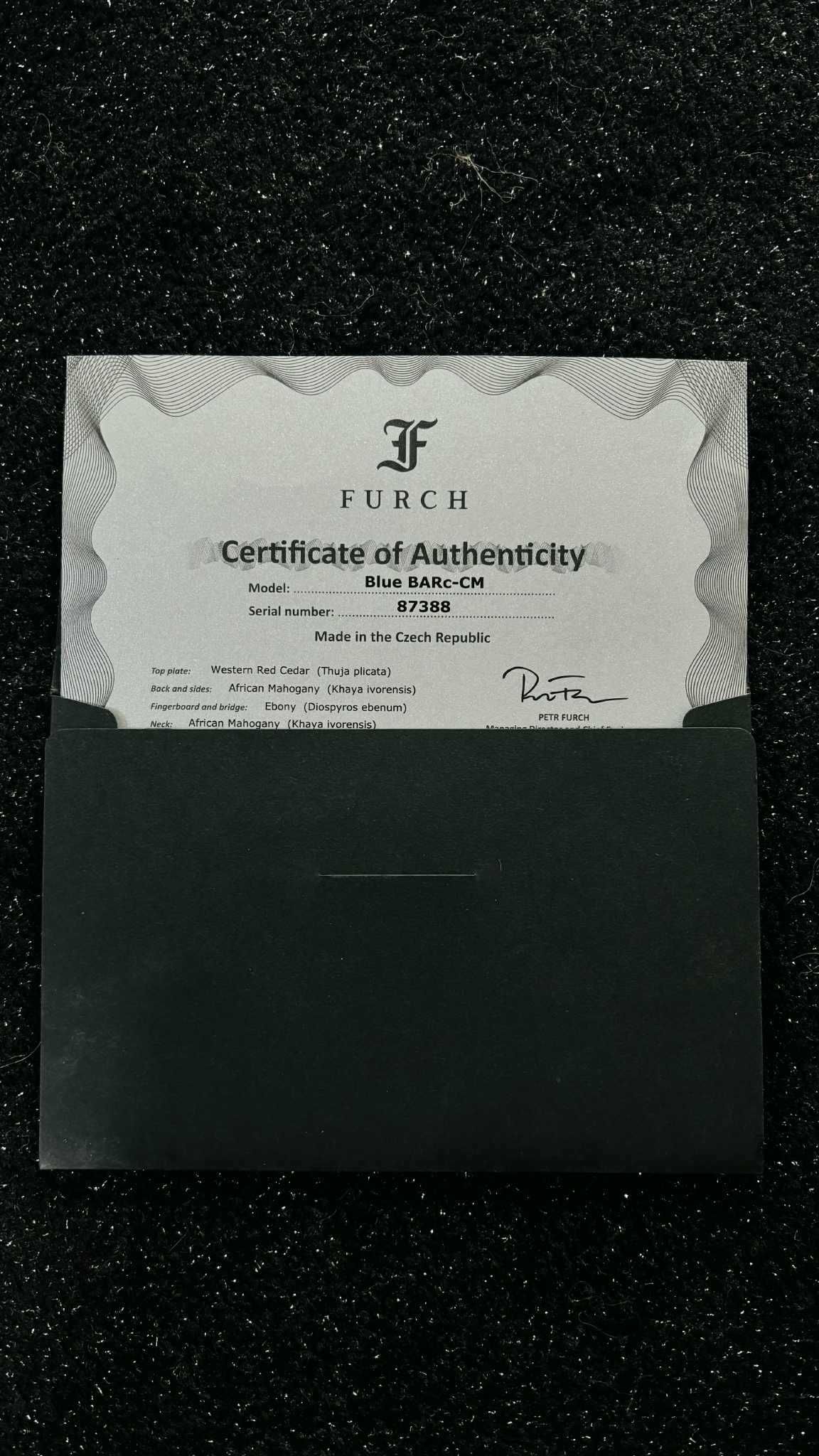 Gitara elektroakustyczna Furch Blue Barc CM LR Baggs spe