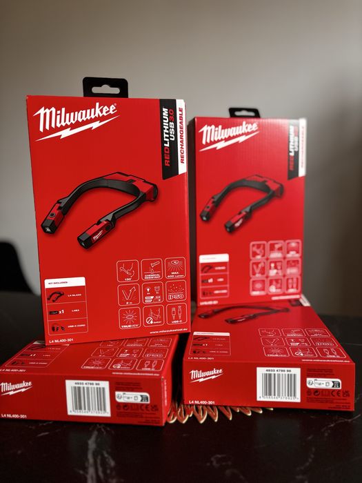 Milwaukee Latarka na szyję L4 NL 400-301