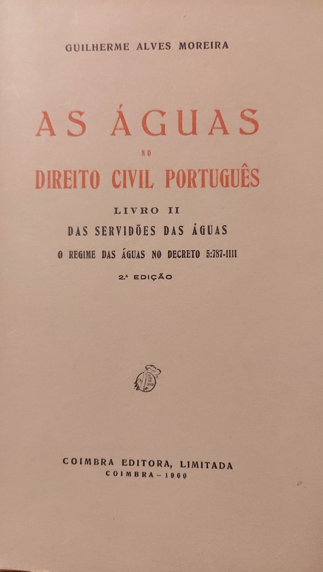 As Águas no Direito Civil Português