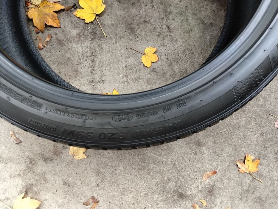 4szt opony, 2x245/40R20 i 2szt 275/35R20 KUMHO, 2021 rok