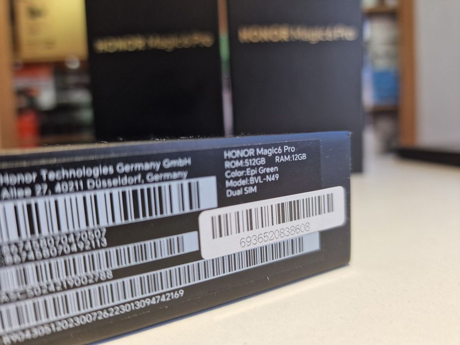 Honor Magic 6 pro 5G 6,8" 12GB/512GB epi green Global Version EU