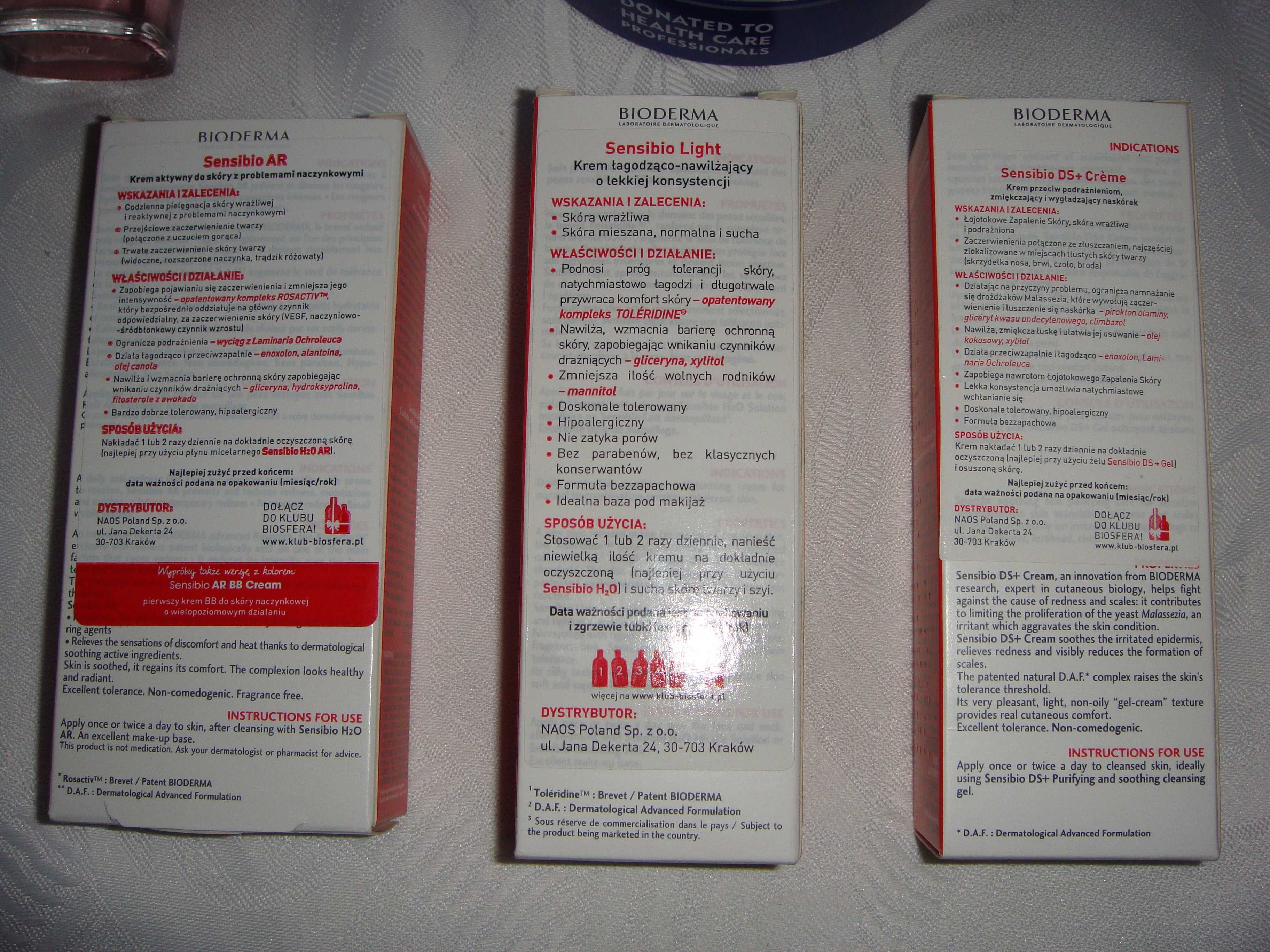 Zestaw  Nowych  Różnych  Kosmetyków dla  Kobiety   Bio / Derma i NIVEA