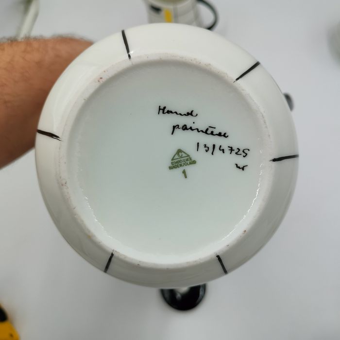 Serwis Kawowy Chodzież Prometeusz Porcelana PRL Pikasia