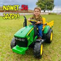 Traktorek John Deere z POWIĘKSZONYM AKUMULATOREM 12V 14Ah dla dzieci