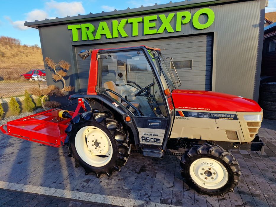 Mini Traktor Yanmar Af260 Forte! Japoński ciągnik 4x4,Kubota