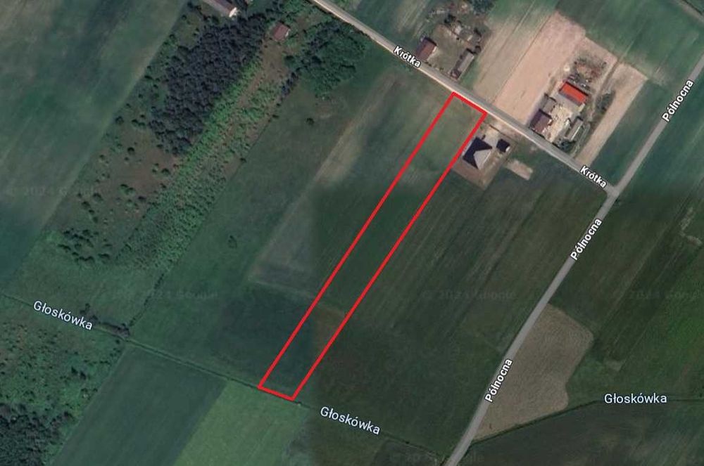 Działka rolna 8695 m² – Przypki