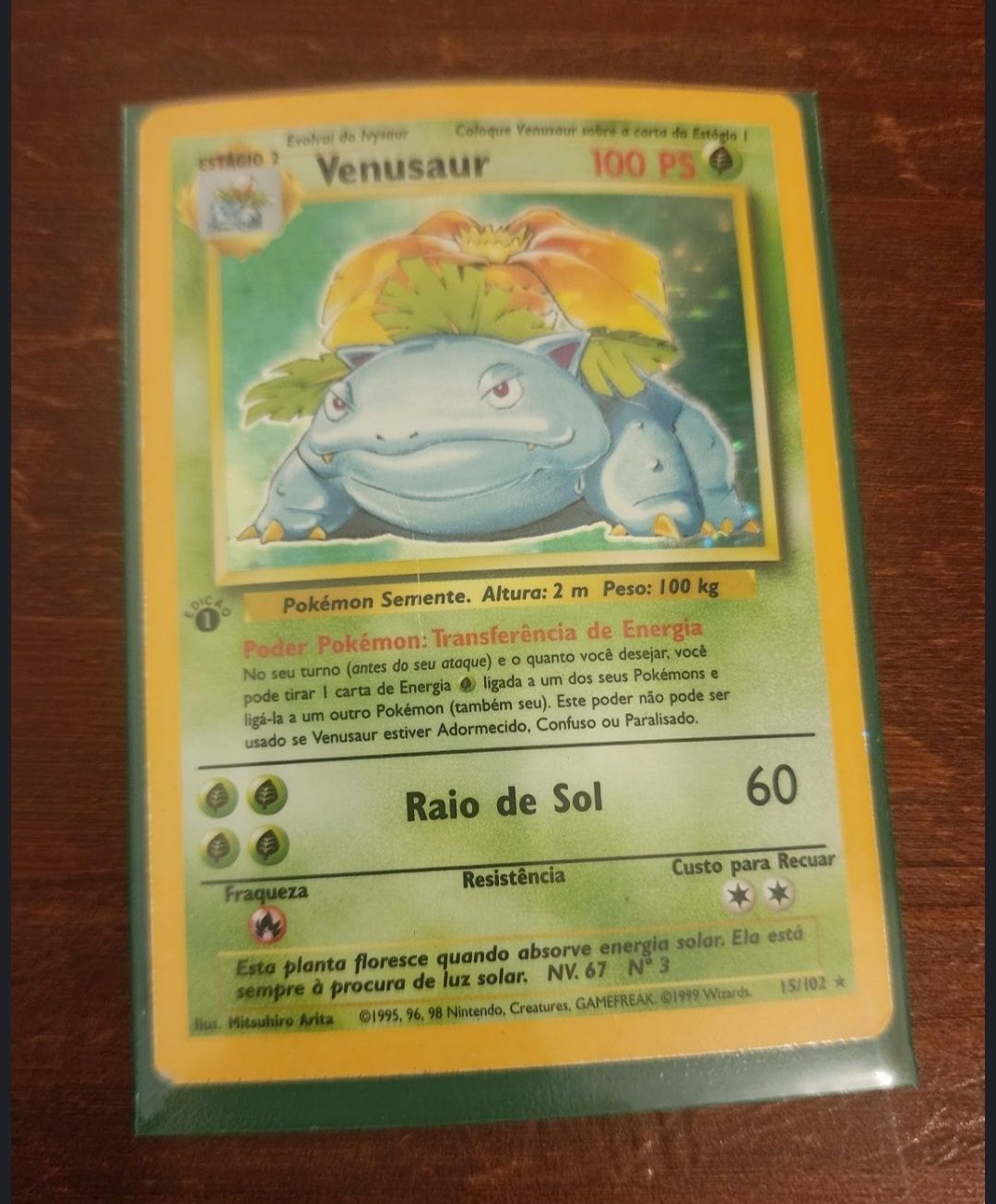 Venusaur 1st edicao carta