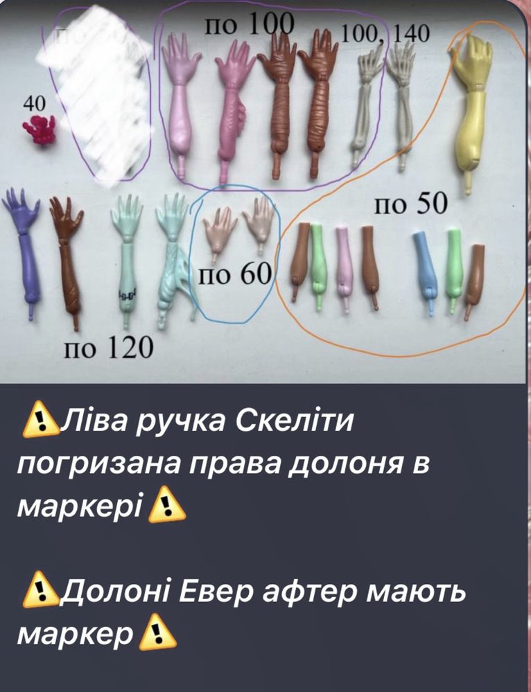 Багато тіла тела  г1 г3 г2  нюди руки МХ ЕАХ ляльки куклы монстер хай