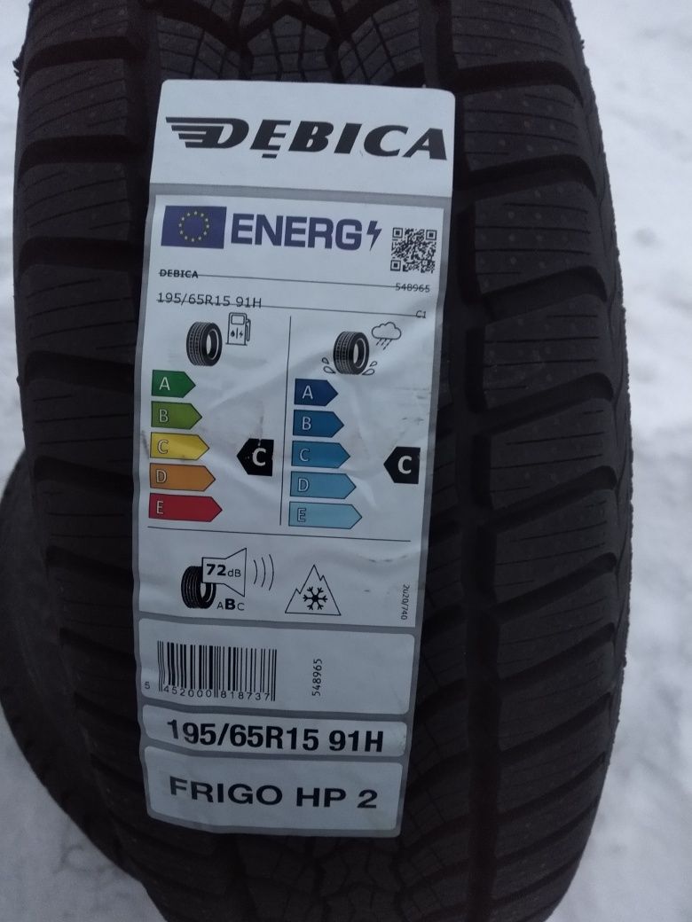 Nowe opony zimowe 195/65R15 Dębica FrigoHP2. MONTAŻ GRATIS !!!