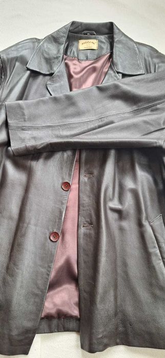 Kurtka skórzana męska