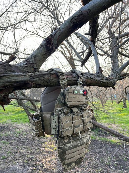 Плитоноска оригинал ATTACK пиксель / плитоноска з підсумками піксель