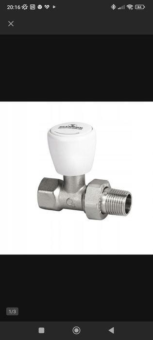 Zawór prosty Diamond ART.64-1/2.P