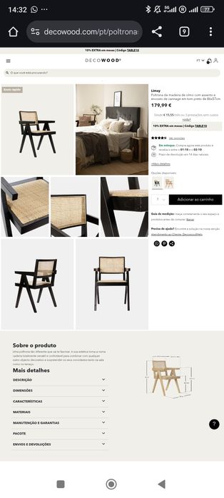 Cadeira Limay decowood