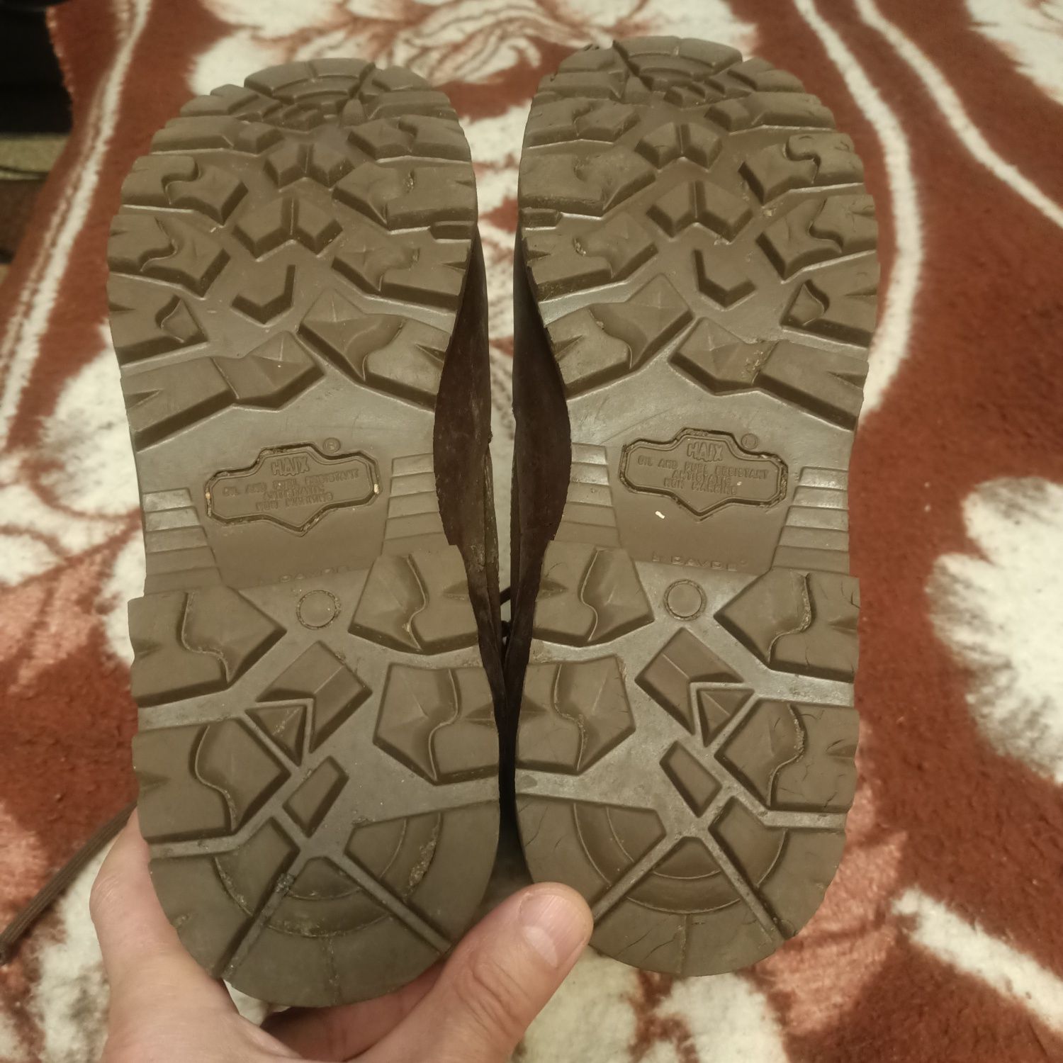 Берцы haix boots combat high liability male, gore-tex коричневые.