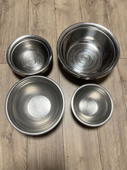 Набор мисок с нержавейки