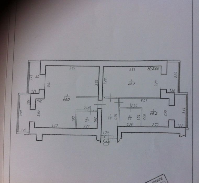 продається велика квартира ,3 кімнати