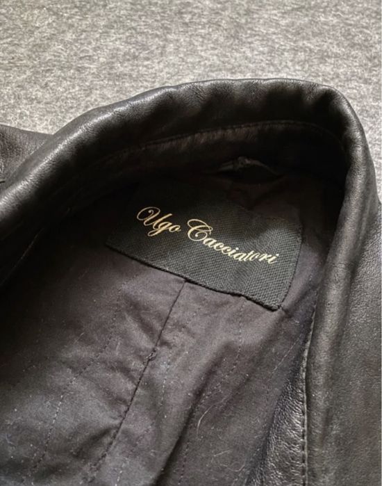 Куртка чоловіча шкіряна  Ugo Cacciatori Rick Owens