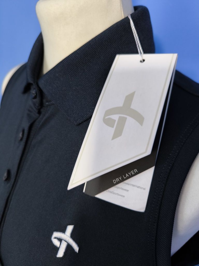 Cross Sportswear - oryginalna damska koszulka polo z kołnierzem