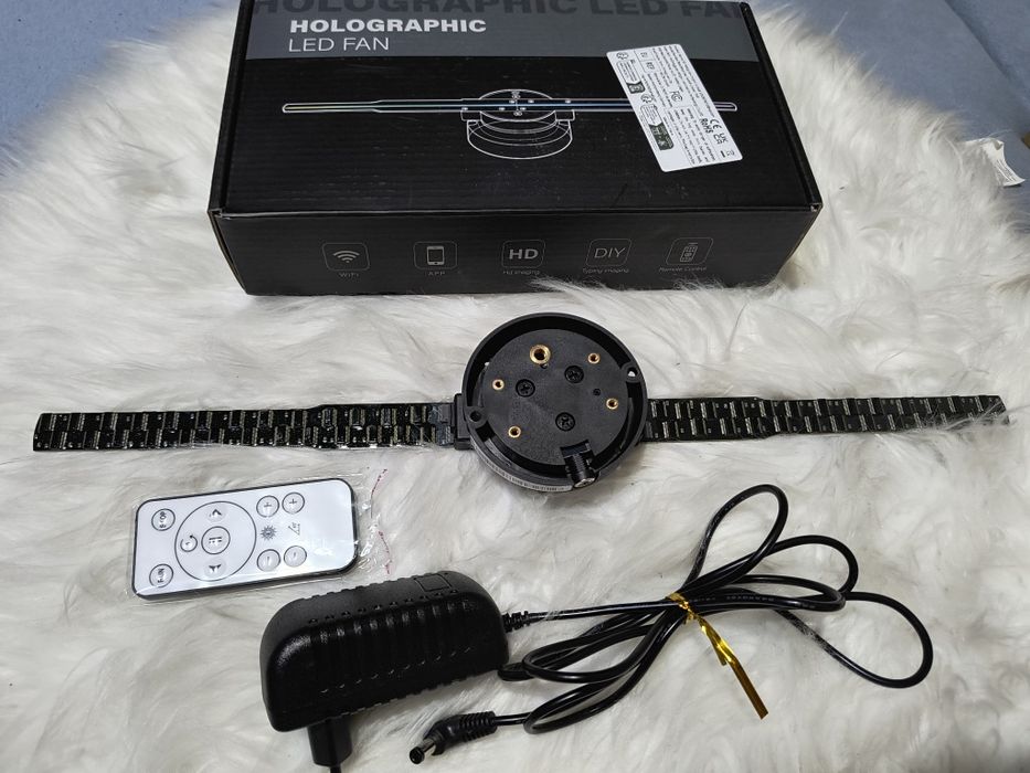 Holograficzny wentylator projektor LED 3d