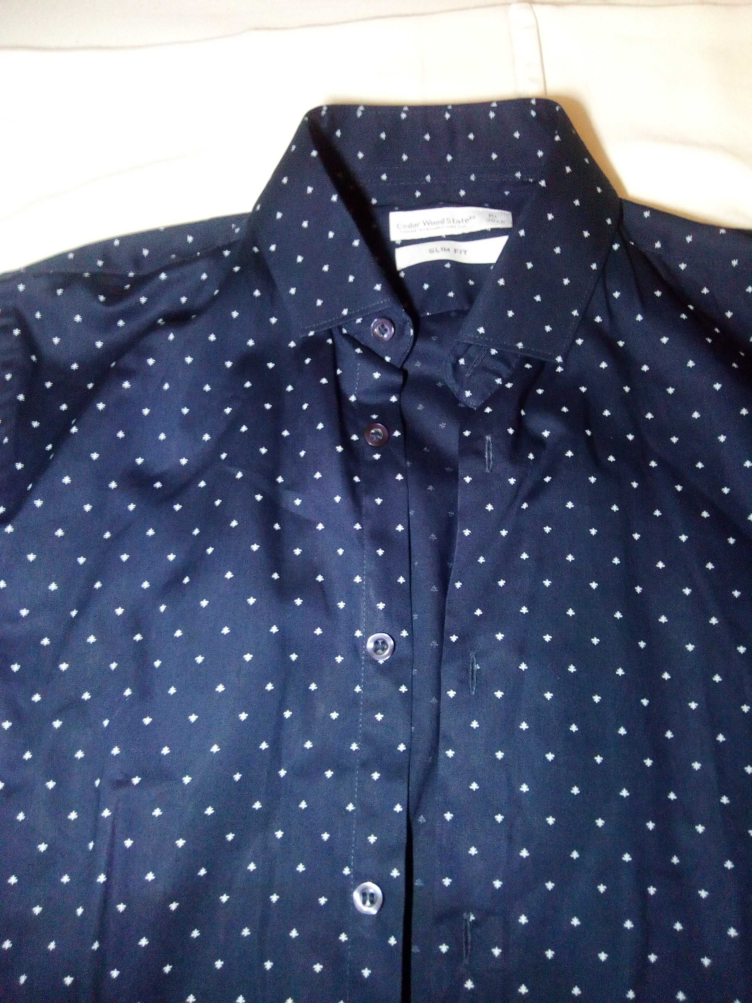 Camisa Tamanho 15'' 38cm Branca, Rosa, Azul 5€