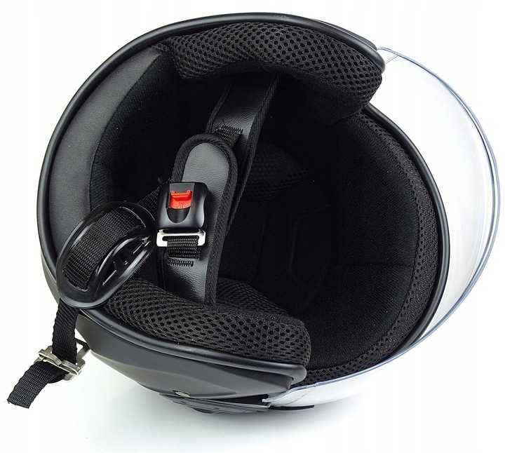 Kask motocyklowy OTWARTY mat kask na SKUTER CHOPPER S-XXL