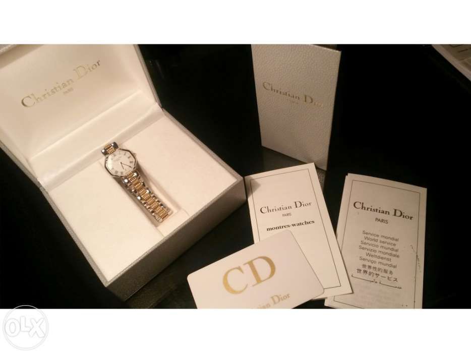 Relógio de Senhora Christian Dior Paris original na caixa