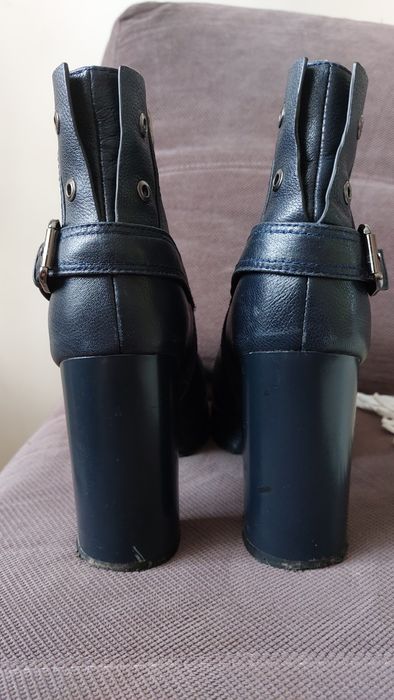 Осінньо-весняні черевички на високому каблуку