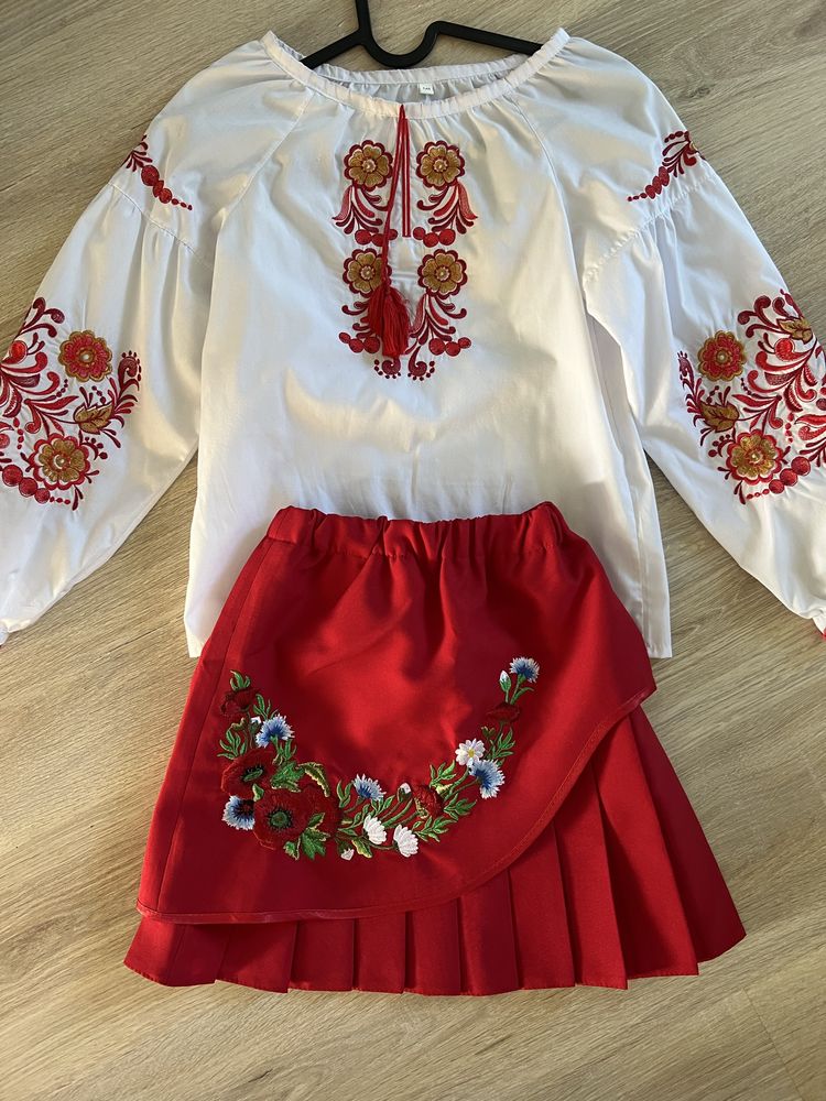 Вишиванка та спідниця 140 см