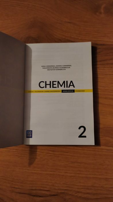 Chemia 2, zakres rozszerzony, WSiP