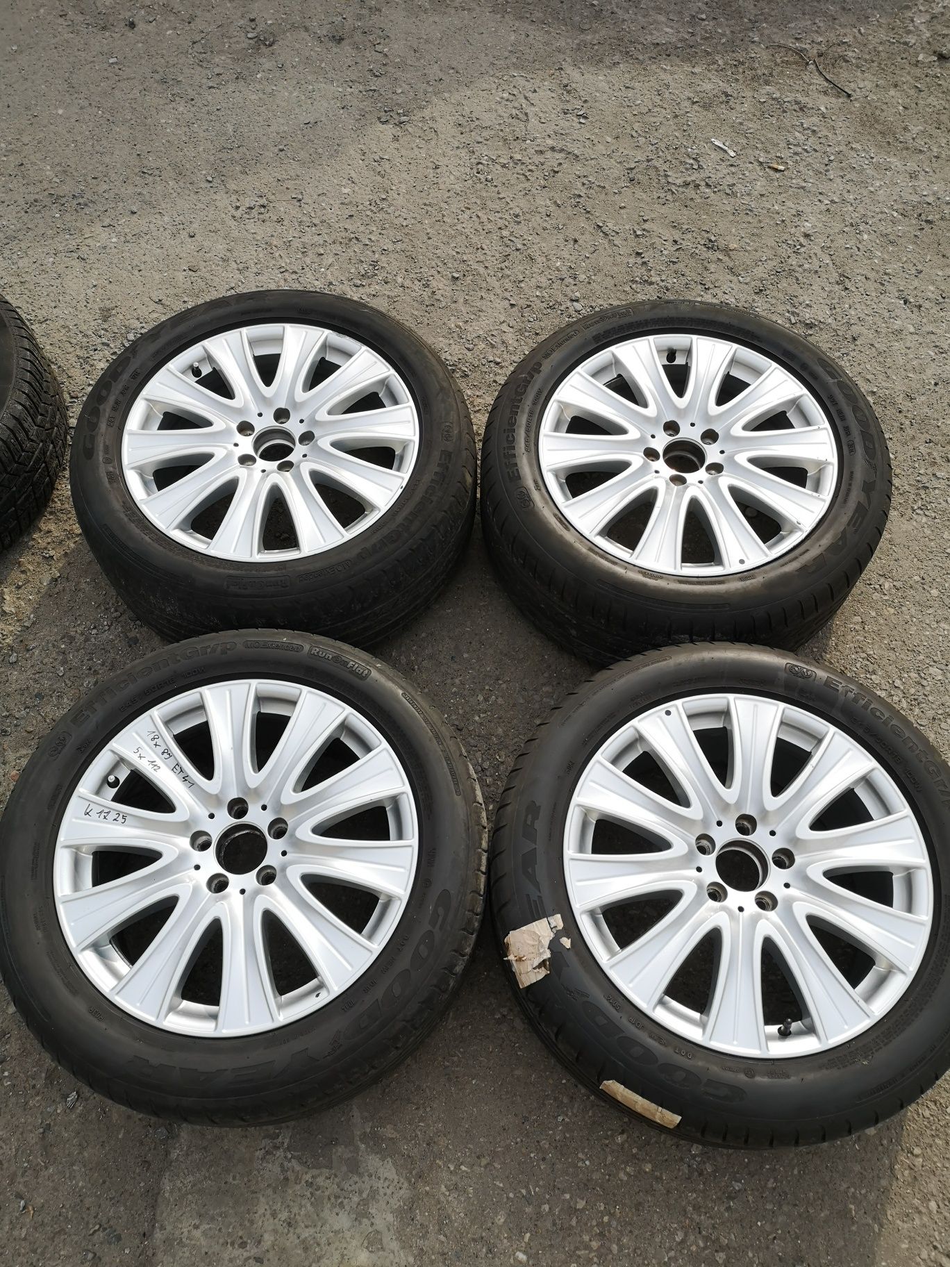 Felgi aluminiowe 5x112 18x8j et41 Mercedes Skoda Audi