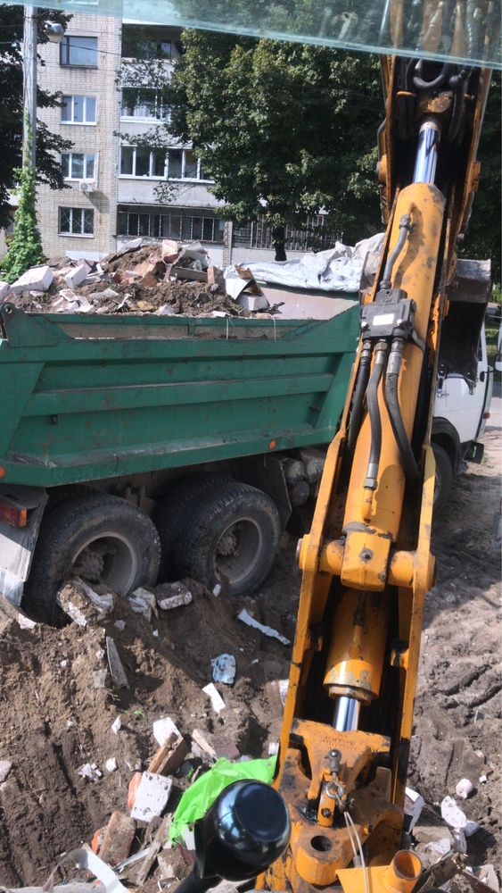 Послуги екскаватора та Самосвала!Вантажні перевезення! Оренда