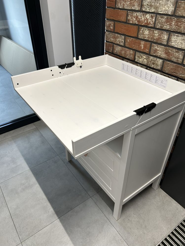 Przewijak komoda IKEA SUNDVIK + dodatki
