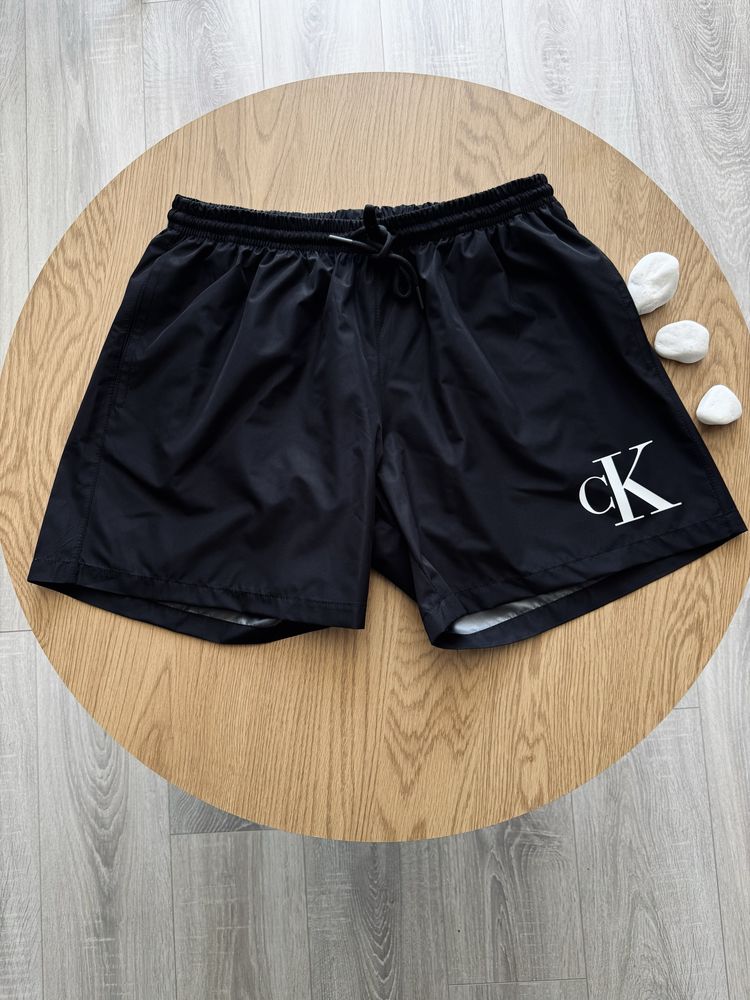 Плавальні шорти Calvin Klein чорні та білі