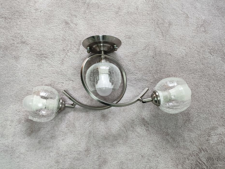 Lampa sufitowa, żyrandol do pokoju, dwu fazowy