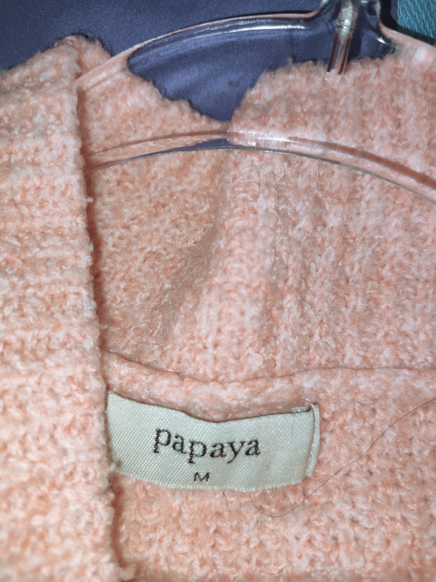 Damski morelowy sweterek Papaya roz M